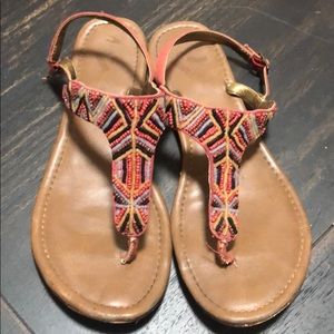 Beaded Colorful Sandals